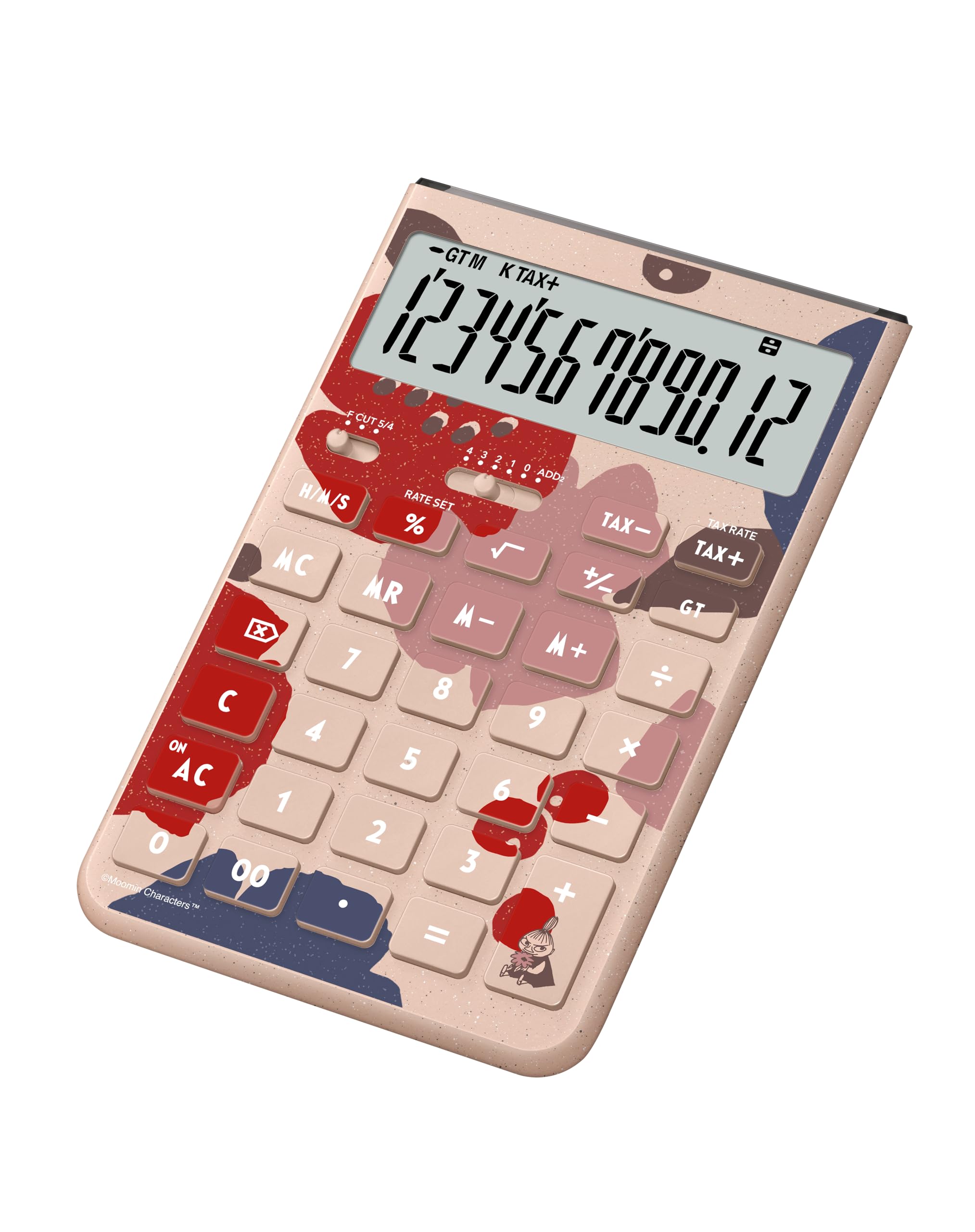 Amazon | カシオ デザイン電卓 Comfy ムーミンモデル リトルミイ